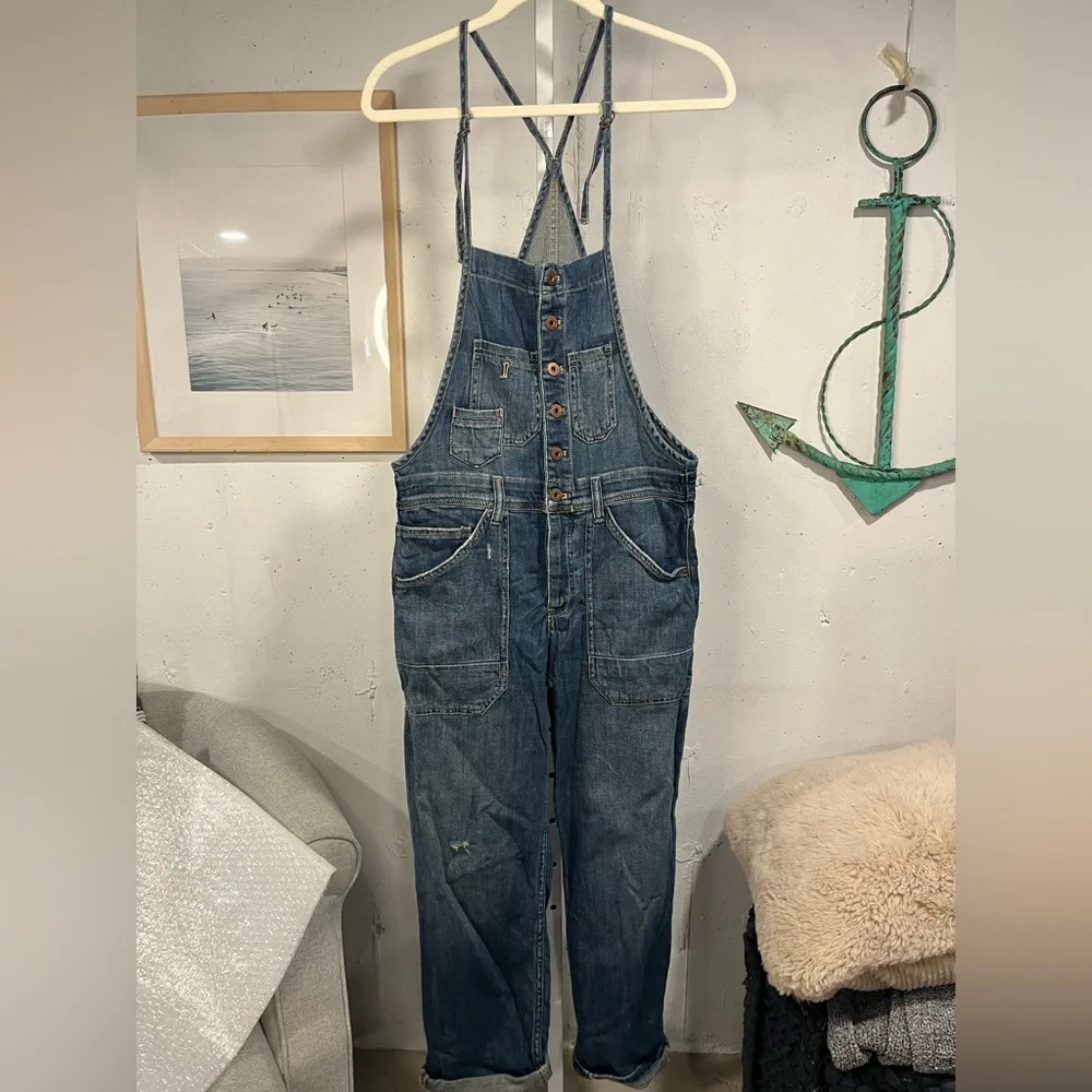 Pilcro the Painters Denim Overalls - 26 - Picture 5 of 12